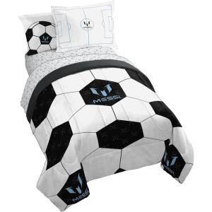 image:imageJay Franco Comforter Set Includes Sheets and Pillow Covers  Soft and Cozy Bed Set for Stylish Room Decor Official Licensed Bedding Multi  Hello Kitty 7 Piece QueenWhite  Lionel Messi