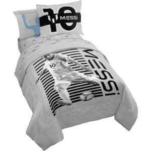 image:imageJay Franco Comforter Set Includes Sheets and Pillow Covers  Soft and Cozy Bed Set for Stylish Room Decor Official Licensed Bedding Multi  Hello Kitty 7 Piece QueenGrey  Lionel Messi