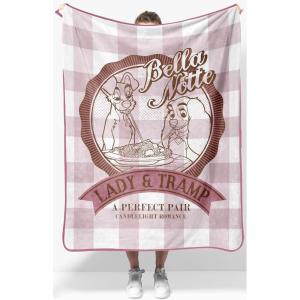 image:imageJay Franco Kids Plush Throw Blanket  Soft amp Cozy Fleece Throw for Bedroom amp Couch Dcor Official Licensed Product Multi  Lady and The Tramp 46x60  Throw BlanketMulti  Lady and the Tramp