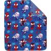 image:imageJay Franco Kids Plush Throw Blanket  Soft amp Cozy Fleece Throw for Bedroom amp Couch Dcor Official Licensed Product Grey  Fortnite 46x60  Throw BlanketBlue  Spidey  His Amazing Friends