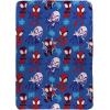 image:imageJay Franco Kids Plush Throw Blanket  Soft amp Cozy Fleece Throw for Bedroom amp Couch Dcor Official Licensed Product Grey  Fortnite 46x60  Throw BlanketBlue  Spidey  His Amazing Friends