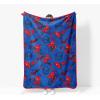 image:imageJay Franco Kids Plush Throw Blanket  Soft amp Cozy Fleece Throw for Bedroom amp Couch Dcor Official Licensed Product Grey  Fortnite 46x60  Throw BlanketBlue  Spiderman