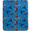 image:imageJay Franco Kids Plush Throw Blanket  Soft amp Cozy Fleece Throw for Bedroom amp Couch Dcor Official Licensed Product Grey  Fortnite 46x60  Throw BlanketBlue  Marvel Comics