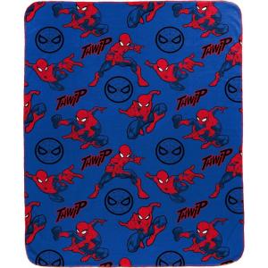 image:imageJay Franco Kids Plush Throw Blanket  Soft amp Cozy Fleece Throw for Bedroom amp Couch Dcor Official Licensed Product Grey  Fortnite 46x60  Throw BlanketBlue  Spiderman