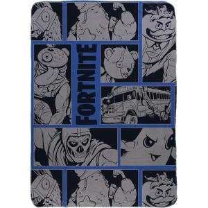 image:imageJay Franco Kids Plush Throw Blanket  Soft amp Cozy Fleece Throw for Bedroom amp Couch Dcor Official Licensed Product Grey  Fortnite 46x60  Throw BlanketGrey  Fortnite