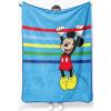 image:imageSunny Side Up Bluey amp Friends Plush Throw Blanket  Measures 46 x 60 Inches  Super Soft amp Cozy Fleece Kids BeddingBlue  Mickey Mouse