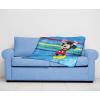 image:imageSunny Side Up Bluey amp Friends Plush Throw Blanket  Measures 46 x 60 Inches  Super Soft amp Cozy Fleece Kids BeddingBlue  Mickey Mouse