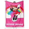 image:imageSunny Side Up Bluey amp Friends Plush Throw Blanket  Measures 46 x 60 Inches  Super Soft amp Cozy Fleece Kids BeddingPink  Minnie Mouse