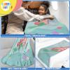 image:imageSunny Side Up Bluey amp Friends Plush Throw Blanket  Measures 46 x 60 Inches  Super Soft amp Cozy Fleece Kids BeddingTeal  Little Mermaid