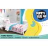 image:imageSunny Side Up Bluey amp Friends Toddler Comforter Set  4 Piece Preschool Bedding Includes Comforter Sheets amp Pillow Cover  Super Soft Microfiber Bed SetPink  Rainbow Unicorns