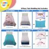 image:imageSunny Side Up Bluey amp Friends Toddler Comforter Set  4 Piece Preschool Bedding Includes Comforter Sheets amp Pillow Cover  Super Soft Microfiber Bed SetPink  Rainbow Unicorns