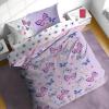 image:imageSunny Side Up Bluey amp Friends Toddler Comforter Set  4 Piece Preschool Bedding Includes Comforter Sheets amp Pillow Cover  Super Soft Microfiber Bed SetPurple  Butterfly