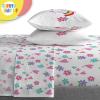 image:imageSunny Side Up Bluey amp Friends Toddler Comforter Set  4 Piece Preschool Bedding Includes Comforter Sheets amp Pillow Cover  Super Soft Microfiber Bed SetPink  Rainbow Unicorns