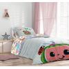 image:imageSunny Side Up Bluey amp Friends Toddler Comforter Set  4 Piece Preschool Bedding Includes Comforter Sheets amp Pillow Cover  Super Soft Microfiber Bed SetTeal  Cocomelon