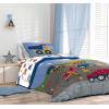 image:imageSunny Side Up Bluey amp Friends Toddler Comforter Set  4 Piece Preschool Bedding Includes Comforter Sheets amp Pillow Cover  Super Soft Microfiber Bed SetMulti  Construction Zone