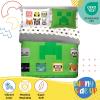 image:imageSunny Side Up Bluey amp Friends Toddler Comforter Set  4 Piece Preschool Bedding Includes Comforter Sheets amp Pillow Cover  Super Soft Microfiber Bed SetGreen  Minecraft