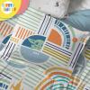 image:imageSunny Side Up Bluey amp Friends Toddler Comforter Set  4 Piece Preschool Bedding Includes Comforter Sheets amp Pillow Cover  Super Soft Microfiber Bed SetMulti  the Mandalorian