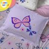 image:imageSunny Side Up Bluey amp Friends Toddler Comforter Set  4 Piece Preschool Bedding Includes Comforter Sheets amp Pillow Cover  Super Soft Microfiber Bed SetPurple  Butterfly