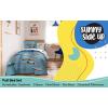 image:imageSunny Side Up Bluey amp Friends Toddler Comforter Set  4 Piece Preschool Bedding Includes Comforter Sheets amp Pillow Cover  Super Soft Microfiber Bed SetBlue  on the Go