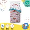 image:imageSunny Side Up Bluey amp Friends Toddler Comforter Set  4 Piece Preschool Bedding Includes Comforter Sheets amp Pillow Cover  Super Soft Microfiber Bed SetPink  Rainbow Unicorns