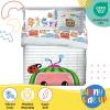 image:imageSunny Side Up Bluey amp Friends Toddler Comforter Set  4 Piece Preschool Bedding Includes Comforter Sheets amp Pillow Cover  Super Soft Microfiber Bed SetTeal  Cocomelon