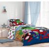 image:imageSunny Side Up Bluey amp Friends Toddler Comforter Set  4 Piece Preschool Bedding Includes Comforter Sheets amp Pillow Cover  Super Soft Microfiber Bed SetMulti  Spidey  Friends