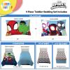 image:imageSunny Side Up Bluey amp Friends Toddler Comforter Set  4 Piece Preschool Bedding Includes Comforter Sheets amp Pillow Cover  Super Soft Microfiber Bed SetMulti  Spidey  Friends