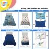 image:imageSunny Side Up Bluey amp Friends Toddler Comforter Set  4 Piece Preschool Bedding Includes Comforter Sheets amp Pillow Cover  Super Soft Microfiber Bed SetBlue  on the Go
