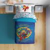 image:imageSunny Side Up Bluey amp Friends Toddler Comforter Set  4 Piece Preschool Bedding Includes Comforter Sheets amp Pillow Cover  Super Soft Microfiber Bed SetBlue  Iron Man  His Awesome Friends