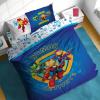 image:imageSunny Side Up Bluey amp Friends Toddler Comforter Set  4 Piece Preschool Bedding Includes Comforter Sheets amp Pillow Cover  Super Soft Microfiber Bed SetBlue  Iron Man  His Awesome Friends