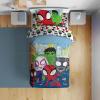image:imageSunny Side Up Bluey amp Friends Toddler Comforter Set  4 Piece Preschool Bedding Includes Comforter Sheets amp Pillow Cover  Super Soft Microfiber Bed SetMulti  Spidey  Friends