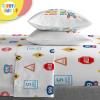 image:imageSunny Side Up Bluey amp Friends Toddler Comforter Set  4 Piece Preschool Bedding Includes Comforter Sheets amp Pillow Cover  Super Soft Microfiber Bed SetBlue  on the Go