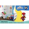 image:imageSunny Side Up Bluey amp Friends Toddler Comforter Set  4 Piece Preschool Bedding Includes Comforter Sheets amp Pillow Cover  Super Soft Microfiber Bed SetMulti  Spidey  Friends