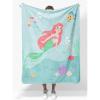 image:imageSunny Side Up Bluey amp Friends Plush Throw Blanket  Measures 46 x 60 Inches  Super Soft amp Cozy Fleece Kids BeddingTeal  Little Mermaid