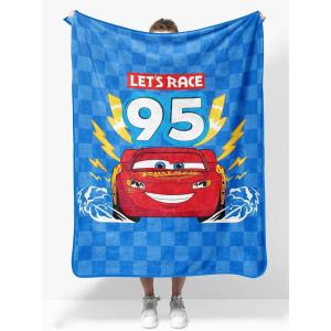 image:imageSunny Side Up Bluey amp Friends Plush Throw Blanket  Measures 46 x 60 Inches  Super Soft amp Cozy Fleece Kids BeddingBlue  Cars