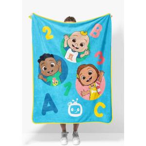image:imageSunny Side Up Bluey amp Friends Plush Throw Blanket  Measures 46 x 60 Inches  Super Soft amp Cozy Fleece Kids BeddingBlue  Cocomelon