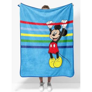 image:imageSunny Side Up Bluey amp Friends Plush Throw Blanket  Measures 46 x 60 Inches  Super Soft amp Cozy Fleece Kids BeddingBlue  Mickey Mouse