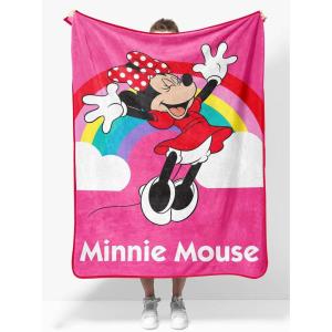 image:imageSunny Side Up Bluey amp Friends Plush Throw Blanket  Measures 46 x 60 Inches  Super Soft amp Cozy Fleece Kids BeddingPink  Minnie Mouse