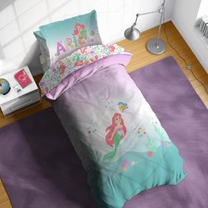 image:imageSunny Side Up Bluey amp Friends Toddler Comforter Set  4 Piece Preschool Bedding Includes Comforter Sheets amp Pillow Cover  Super Soft Microfiber Bed SetMulti  Little Mermaid