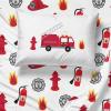 image:imageJay Franco Bluey amp Bingo Queen Comforter Set  7 Piece Bedding Includes Sheet Set amp Pillow Covers  Super Clouds amp Stars Cozy BeddingBlue  Fire Truck