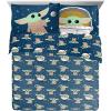 image:imageJay Franco Bluey amp Bingo Queen Comforter Set  7 Piece Bedding Includes Sheet Set amp Pillow Covers  Super Clouds amp Stars Cozy BeddingGray  Mandalorian