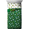 image:imageJay Franco Bluey amp Bingo Queen Comforter Set  7 Piece Bedding Includes Sheet Set amp Pillow Covers  Super Clouds amp Stars Cozy BeddingGreen  Tmnt