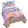 image:imageJay Franco Bluey amp Bingo Queen Comforter Set  7 Piece Bedding Includes Sheet Set amp Pillow Covers  Super Clouds amp Stars Cozy BeddingMulti  Bluey