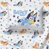 image:imageJay Franco Bluey amp Bingo Queen Comforter Set  7 Piece Bedding Includes Sheet Set amp Pillow Covers  Super Clouds amp Stars Cozy BeddingMulti  Bluey