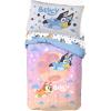 image:imageJay Franco Bluey amp Bingo Queen Comforter Set  7 Piece Bedding Includes Sheet Set amp Pillow Covers  Super Clouds amp Stars Cozy BeddingMulti  Bluey