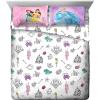 image:imageJay Franco Bluey amp Bingo Queen Comforter Set  7 Piece Bedding Includes Sheet Set amp Pillow Covers  Super Clouds amp Stars Cozy BeddingPrincess