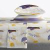 image:imageJay Franco Bluey amp Bingo Queen Comforter Set  7 Piece Bedding Includes Sheet Set amp Pillow Covers  Super Clouds amp Stars Cozy BeddingPurple  Wish