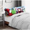 image:imageSunny Side Up Bluey amp Bingo Pack of 2 Reversible Pillowcases  Double Sided Pillow Covers  Kids Super Soft BeddingMulti  Spidey  Friends