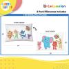 image:imageSunny Side Up Bluey amp Bingo Pack of 2 Reversible Pillowcases  Double Sided Pillow Covers  Kids Super Soft BeddingWhite  Cocomelon