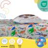 image:imageSunny Side Up Bluey amp Friends Full Sheet Set  4 Piece Kids Bedding Set Includes Pillow Cover  Super Soft Microfiber SheetsGray  Blippi
